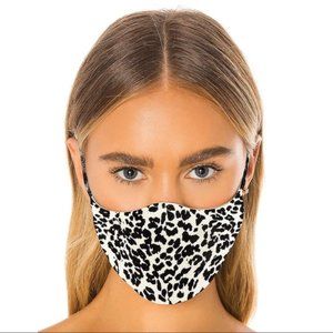 NWOT GRLFRND Animal print face mask from REVOLVE
